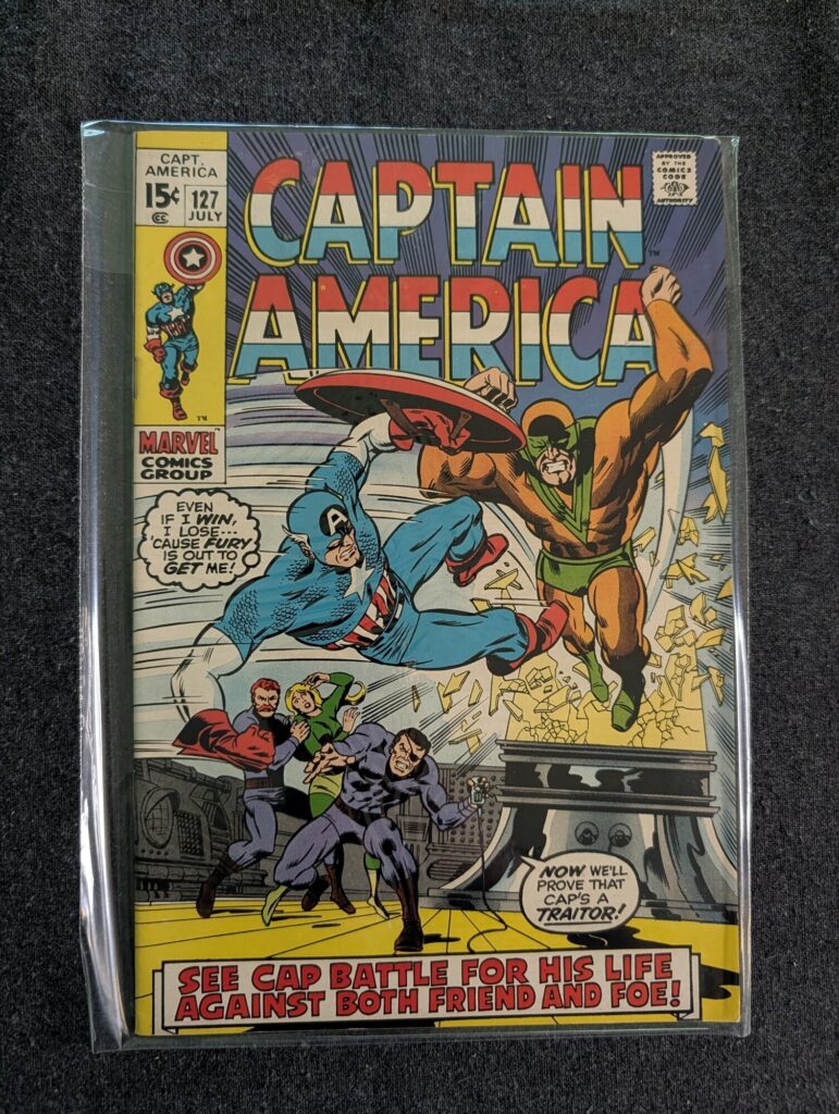 Captain America #127 front cover
