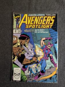 Avengers Spotlight #30 front cover