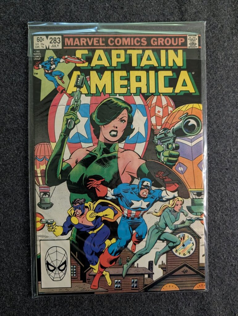 Captain America #283 front cover