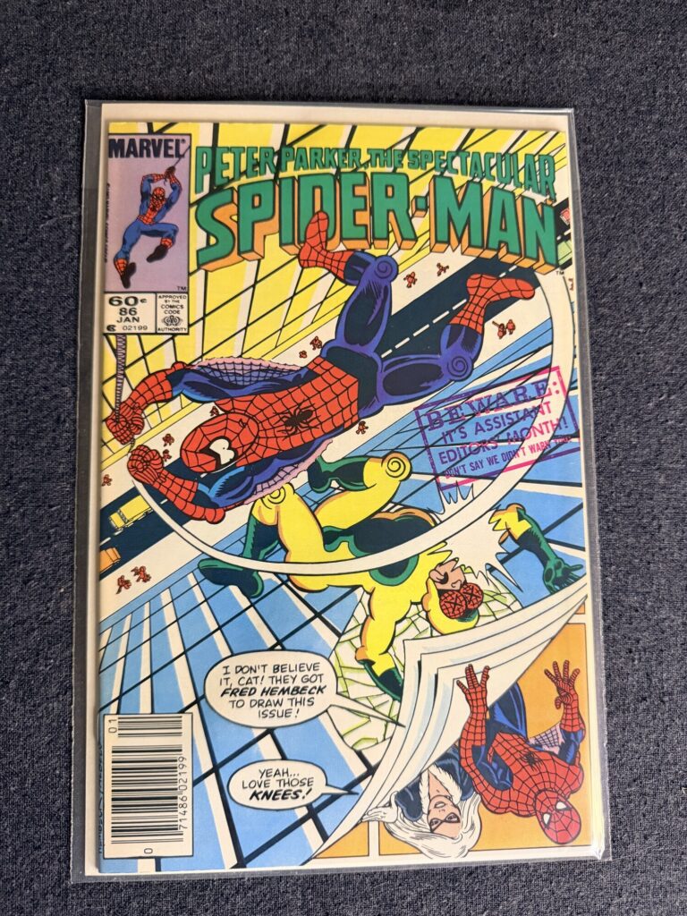 Peter Parker, The Spectacular Spider-Man #86 front cover