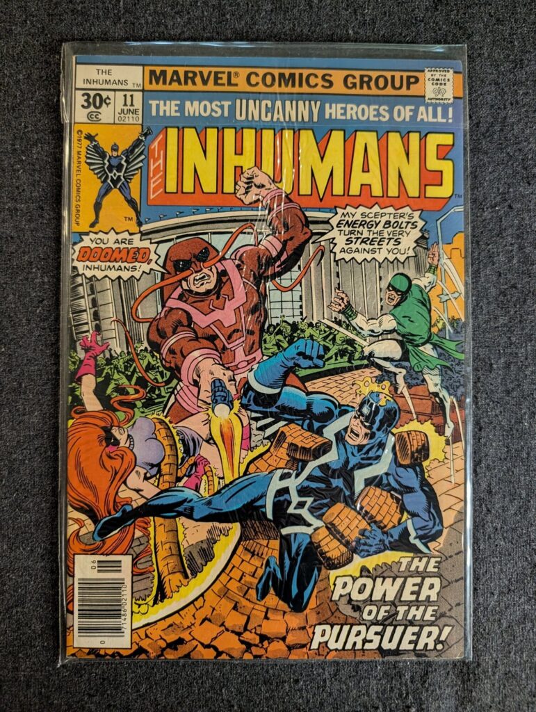The Inhumans #11 front cover