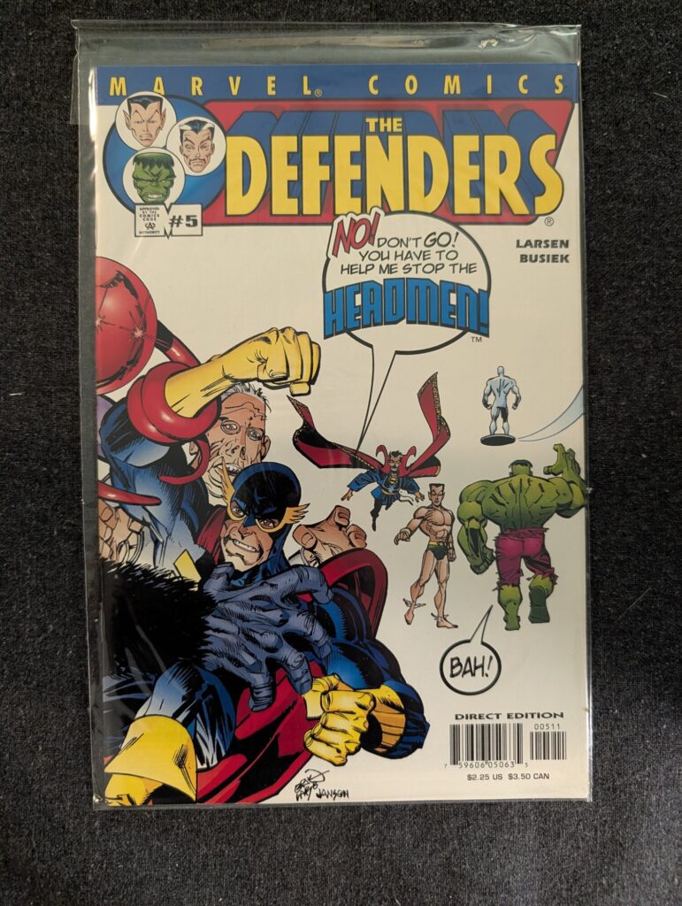 The Defenders #5 front cover