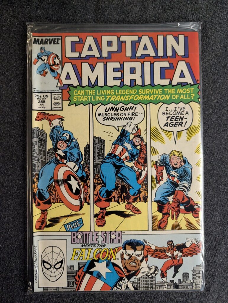 Captain America #355 front cover