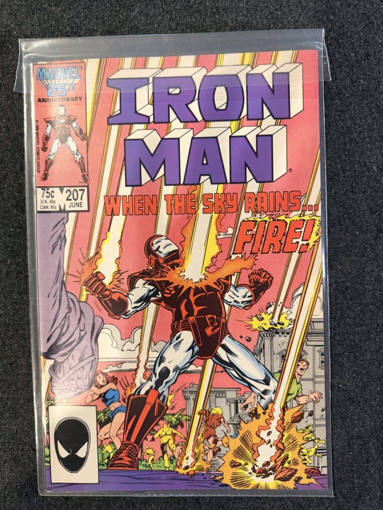 Iron Man #207 front cover