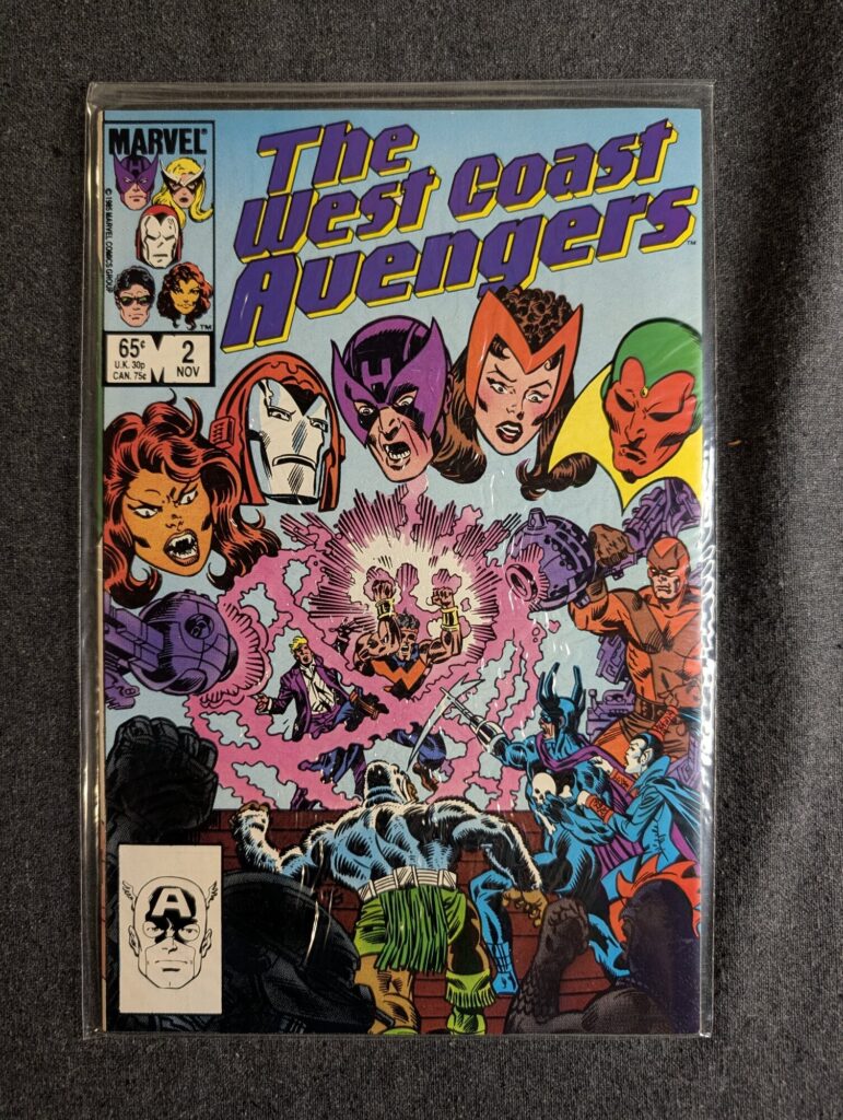 The West Coast Avengers #2 front cover