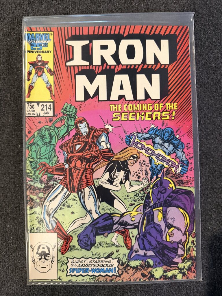 Iron Man #214 front cover