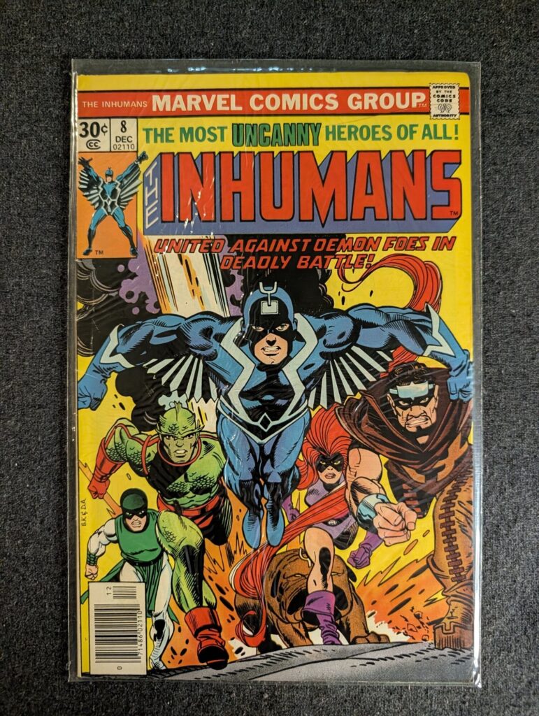 The Inhumans #8 front cover