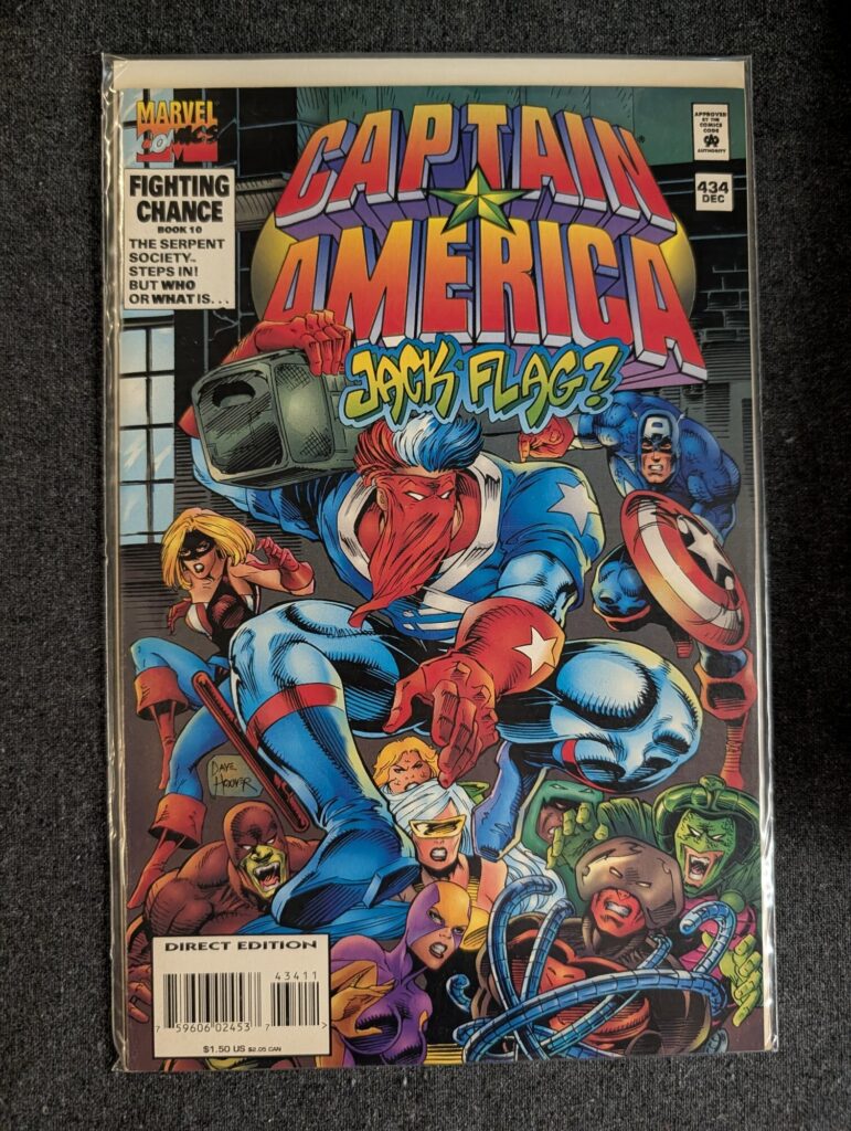 Captain America #434 front cover