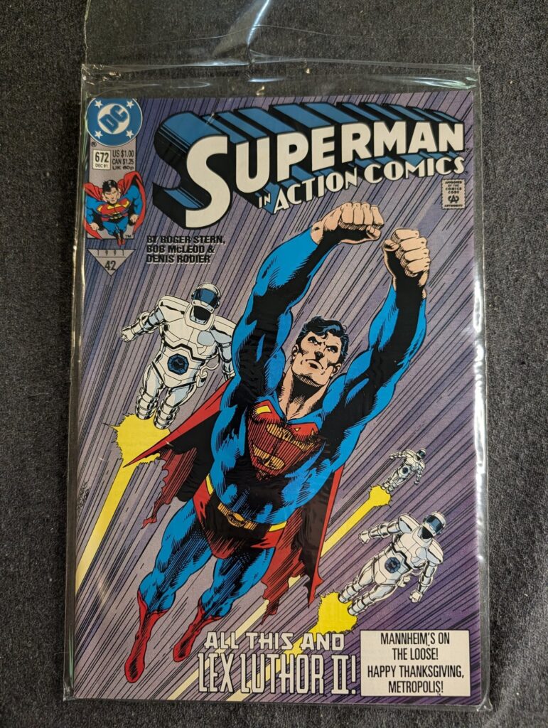 Action Comics #672 front cover