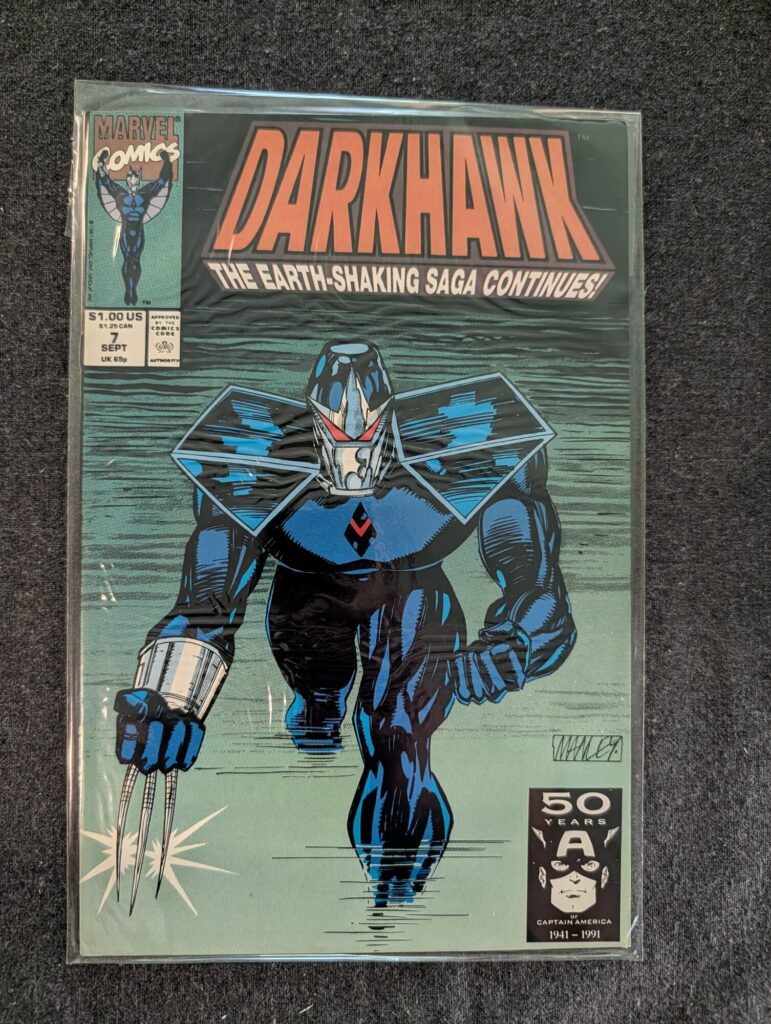 Darkhawk #7 front cover