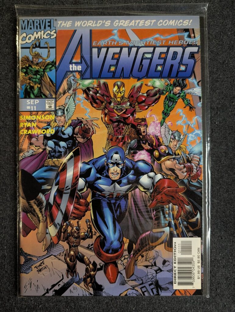 The Avengers #11 front cover