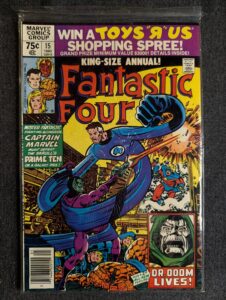 Fantastic Four Annual #15 front cover