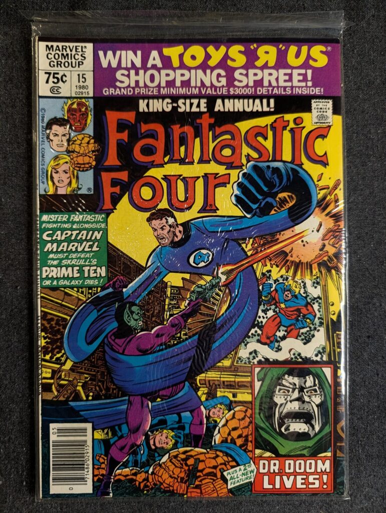 Fantastic Four Annual #15 front cover