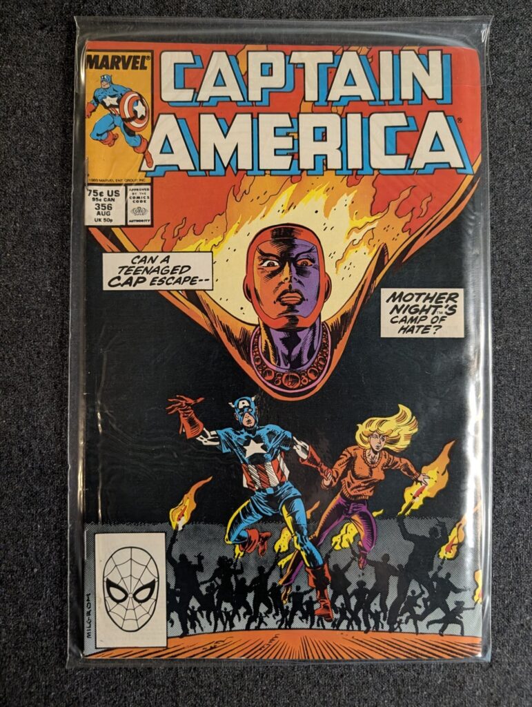 Captain America #356 front cover