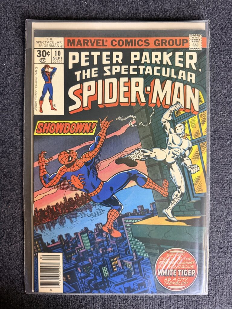 Peter Parker, The Spectacular Spider-Man #10 front cover