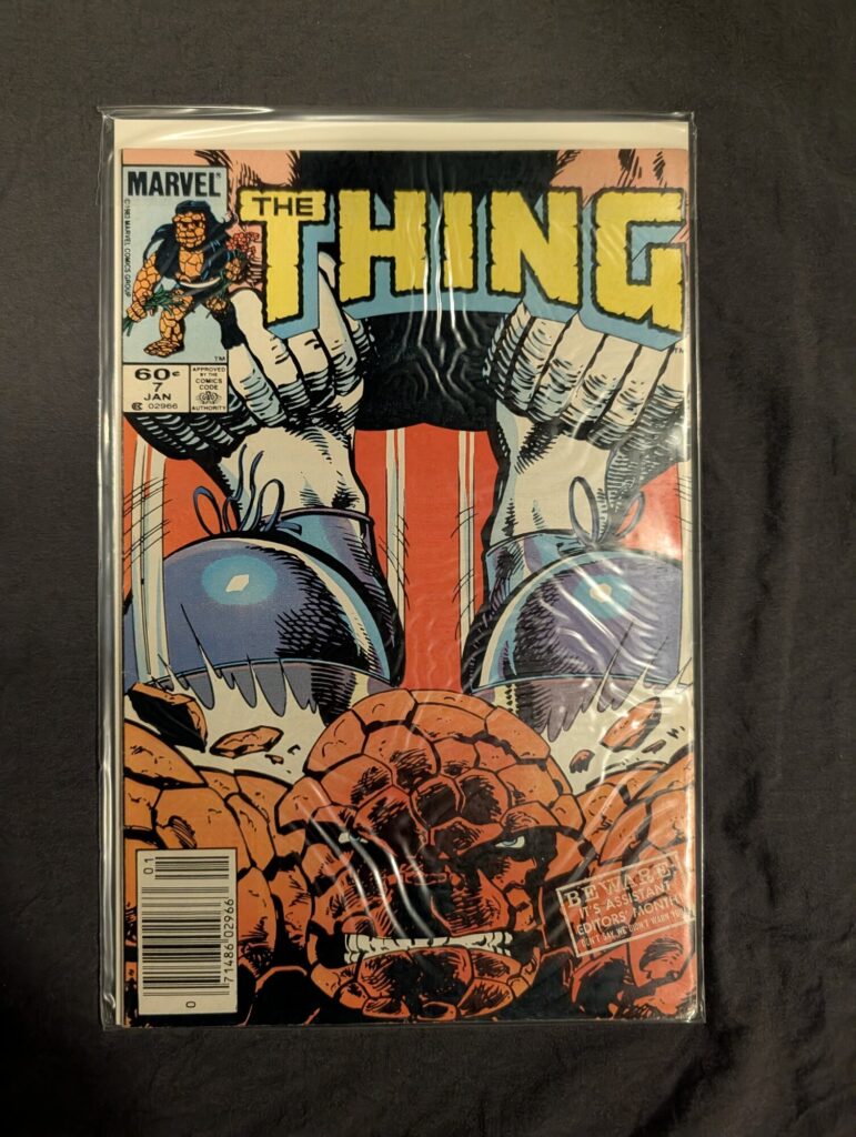The Thing #7 front cover