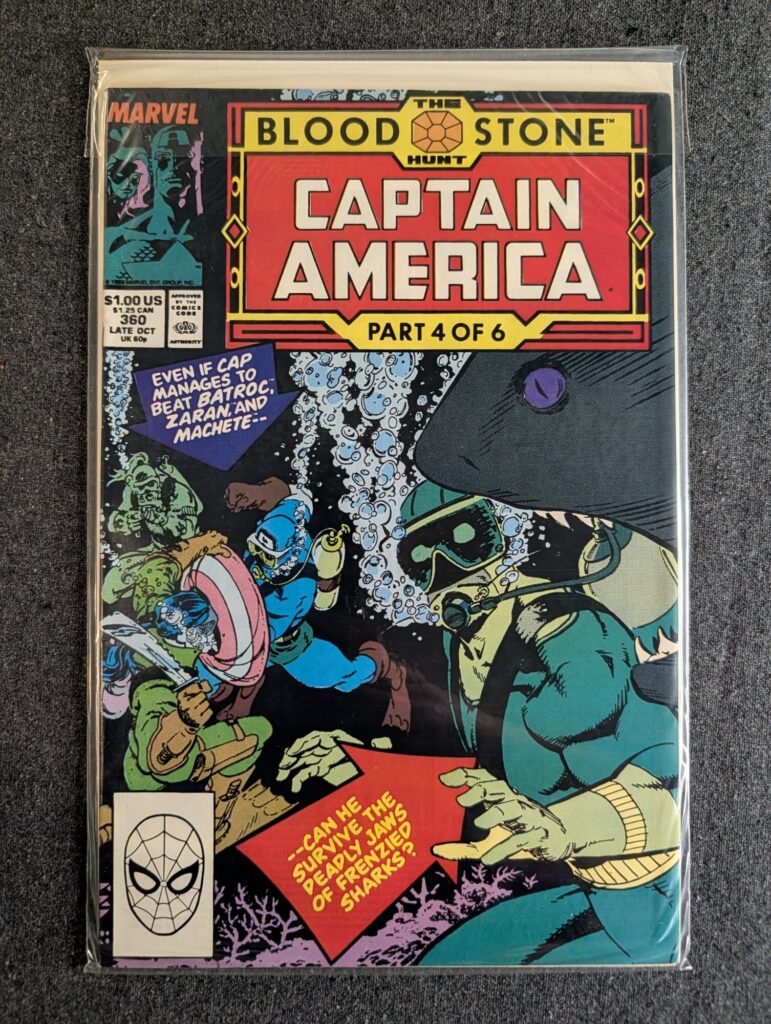 Captain America #360 front cover