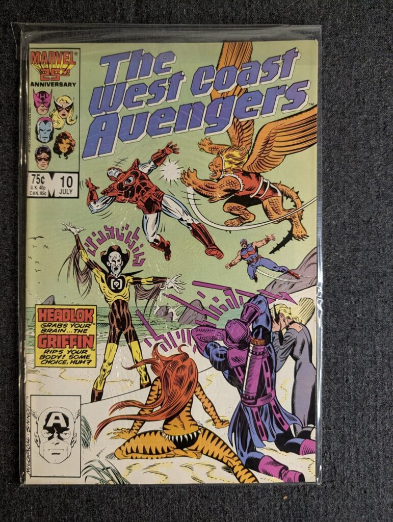The West Coast Avengers #10 front cover