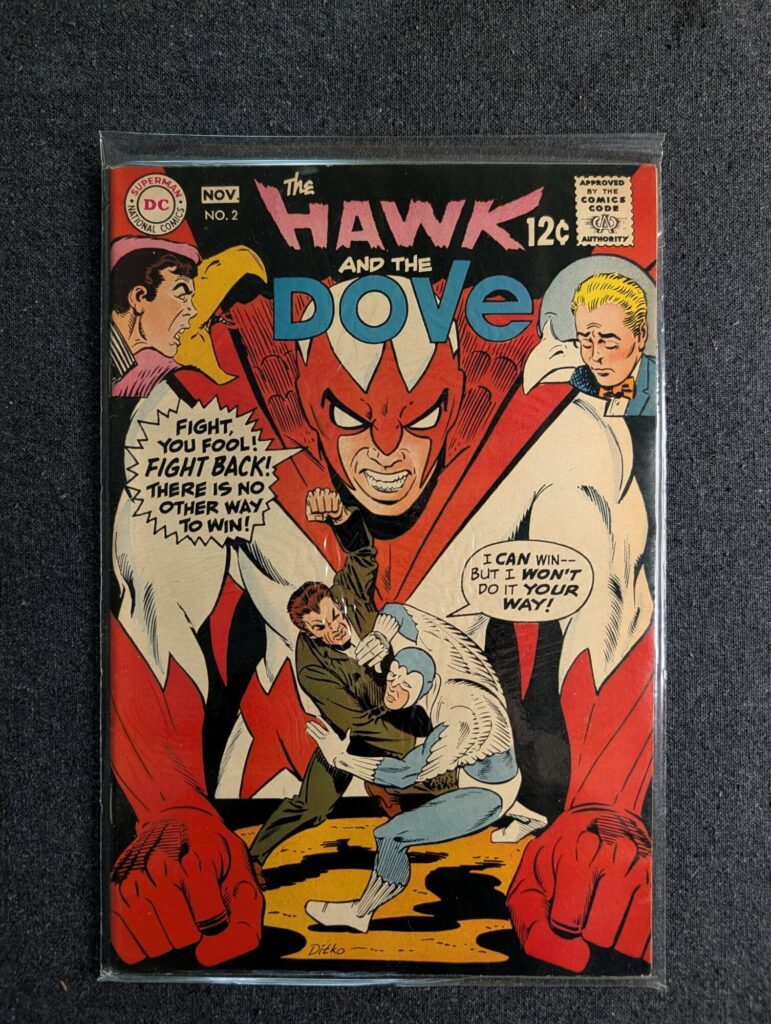 The Hawk and the Dove #2 front cover