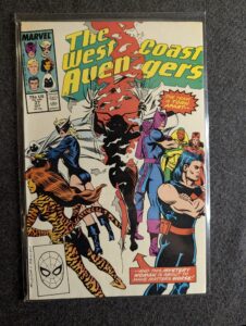 West Coast Avengers #37 front cover