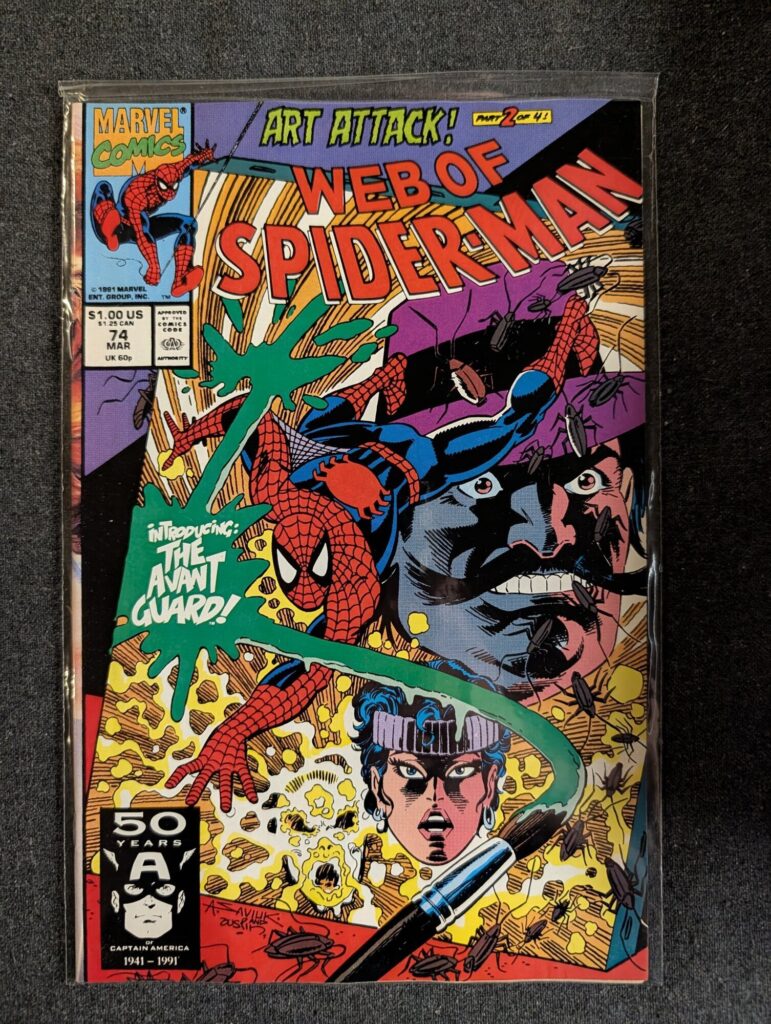 Web of Spider-Man #74 front cover