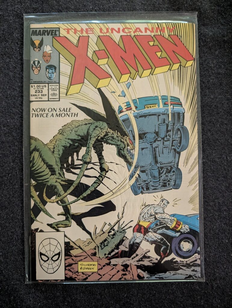 The Uncanny X-Men #233 front cover