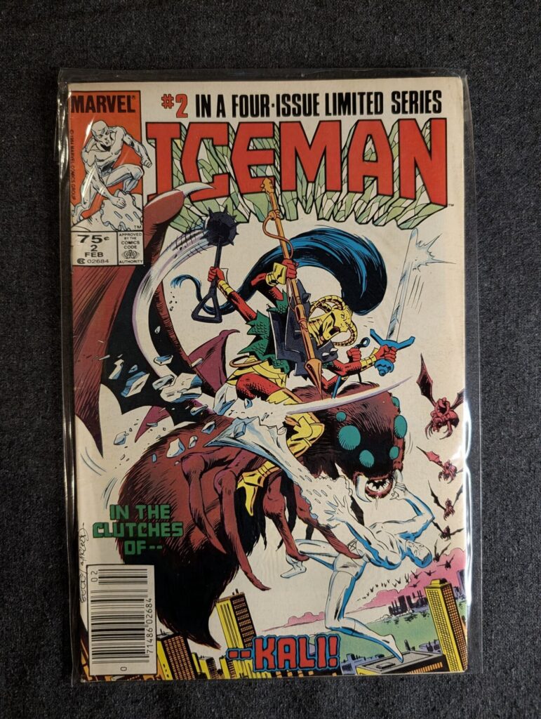 Iceman #2 front cover