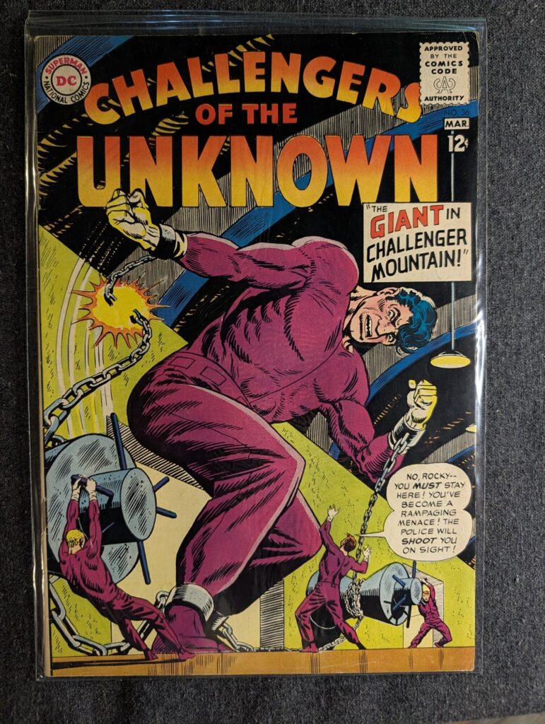 Challengers of the Unknown #36 front cover