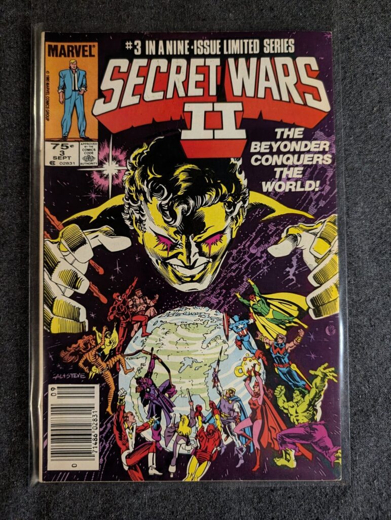 Secret Wars II #3 front cover