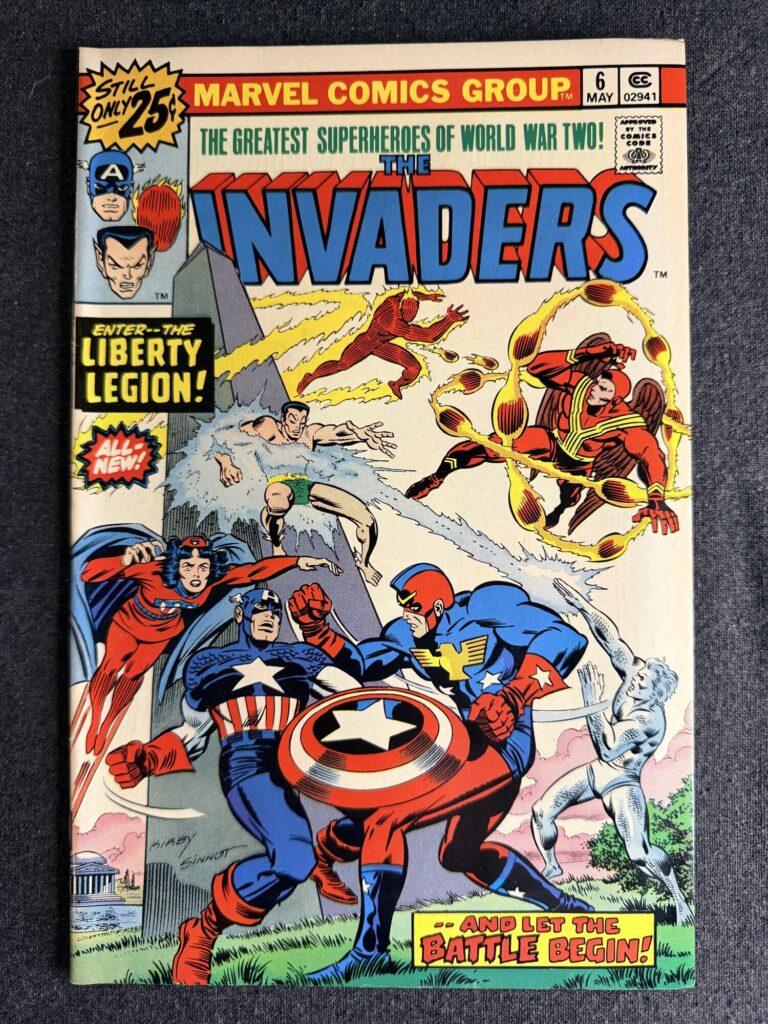 The Invaders #6 front cover