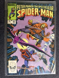 Peter Parker, The Spectacular Spider-Man #85 front cover
