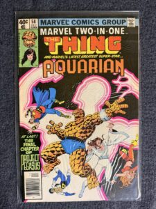Marvel Two-In-One #58 front cover