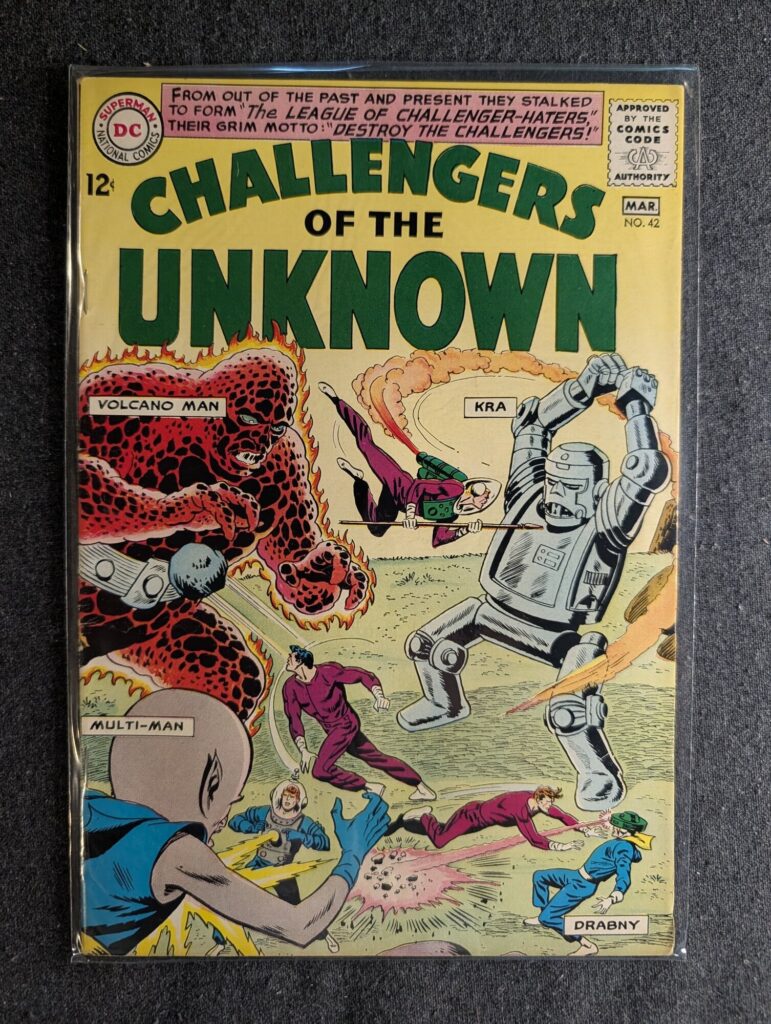 Challengers of the Unknown #42 front cover