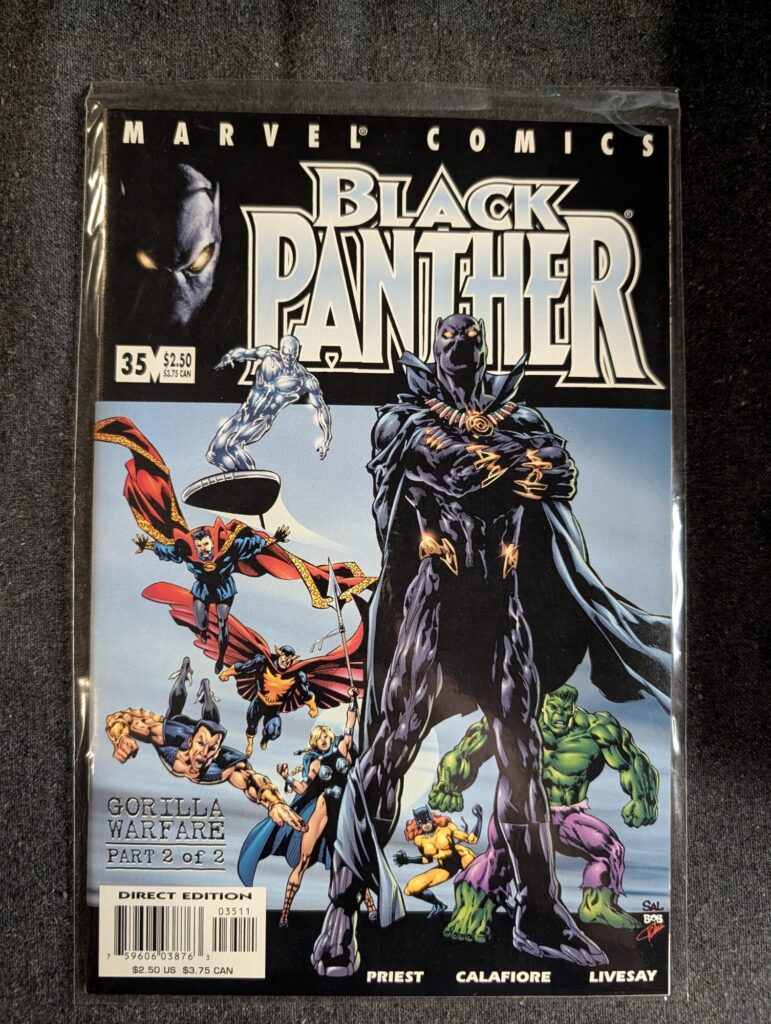 Black Panther #35 front cover