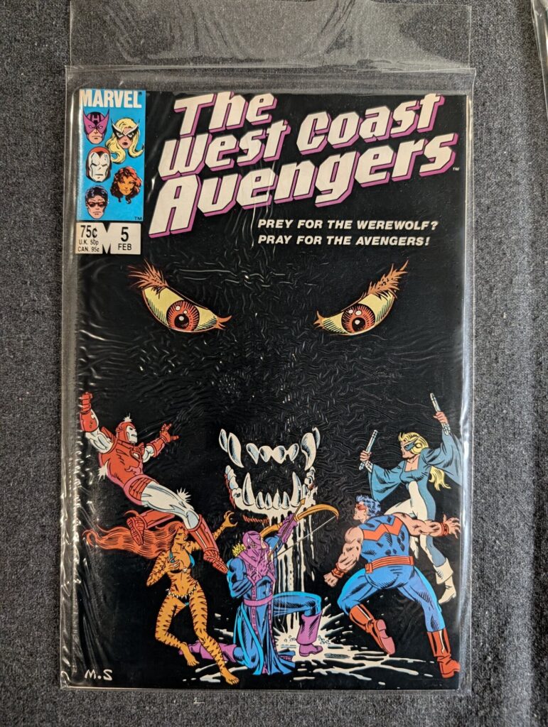 The West Coast Avengers #5 front cover
