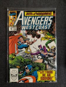 Avengers West Coast #55 front cover