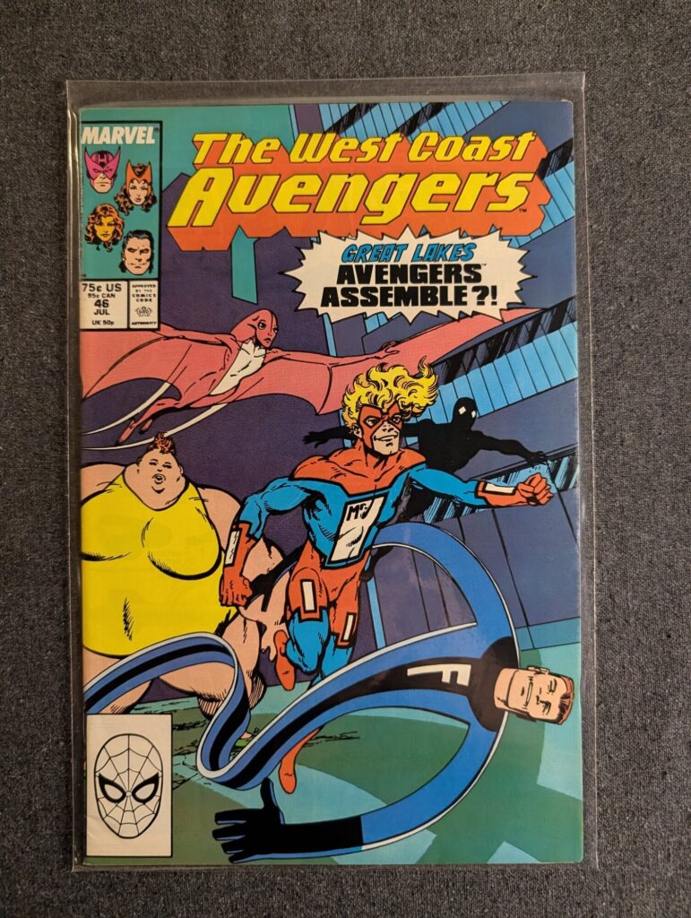 The West Coast Avengers #46 front cover