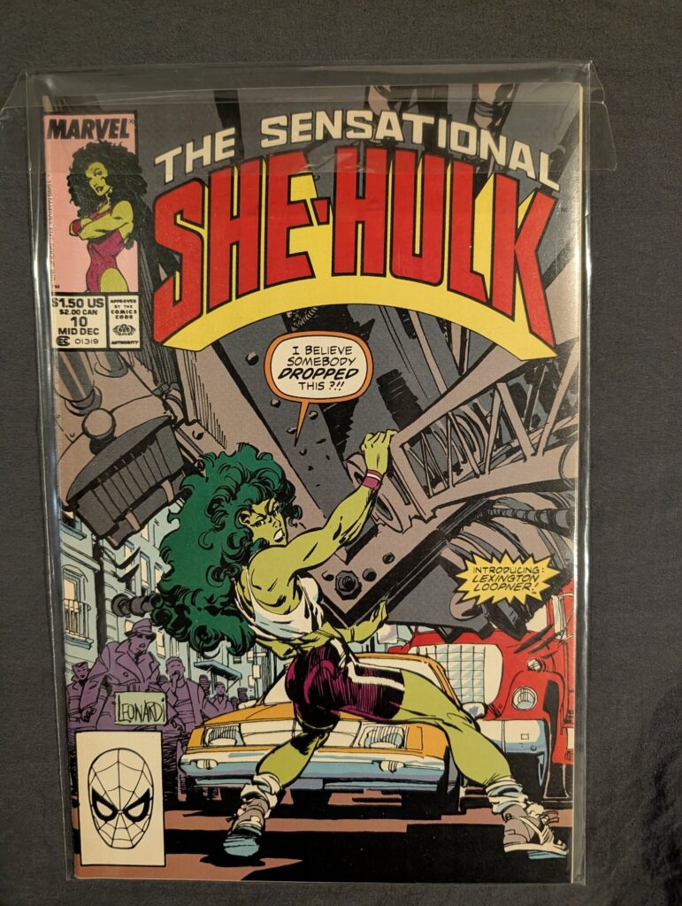 The Sensational She-Hulk #10 front cover