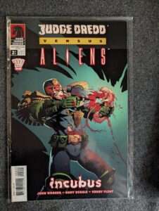 Judge Dredd vs Aliens: Incubus #2 front cover