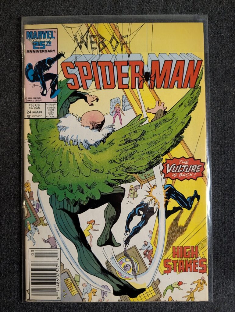 Web of Spider-Man #24 front cover