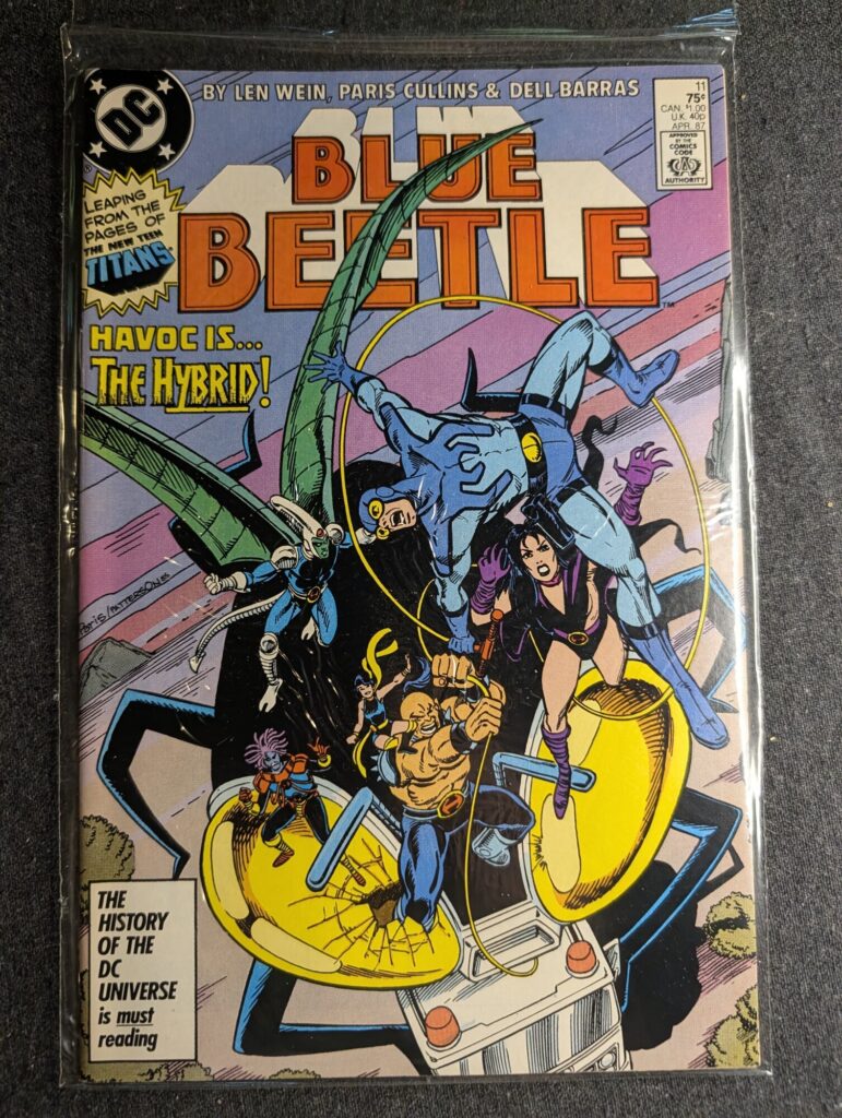 Blue Beetle #11 front cover