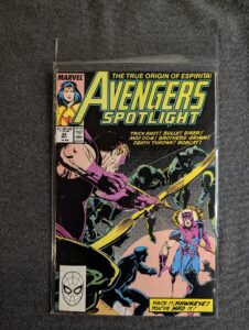 Avengers Spotlight #24 front cover