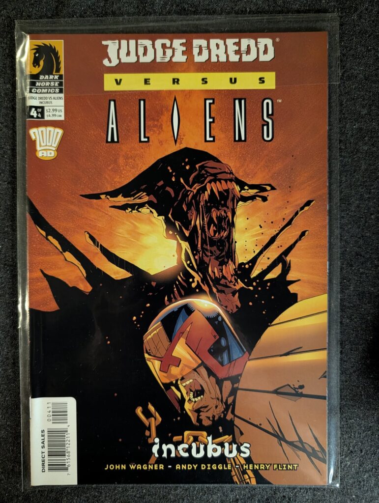 Judge Dredd vs Aliens: Incubus #4 front cover