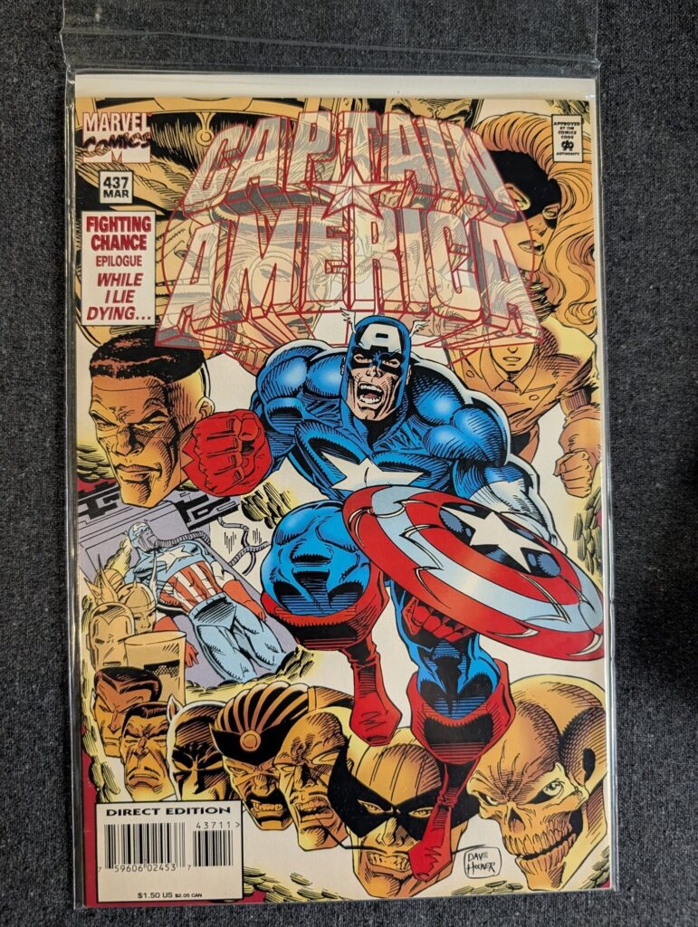 Captain America #437 front cover