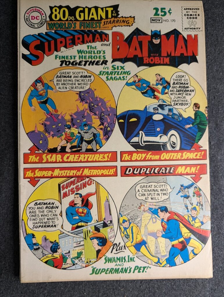 World's Finest Comics #170 front cover