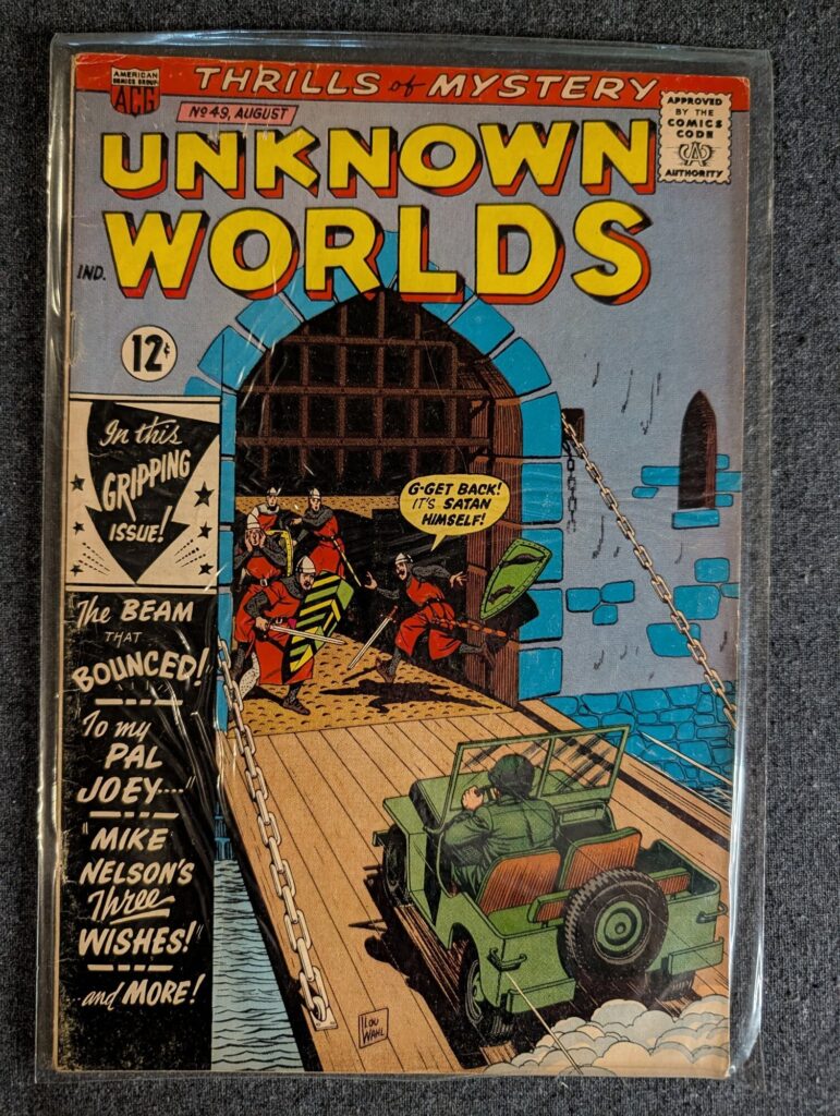 Unknown Worlds #49 front cover