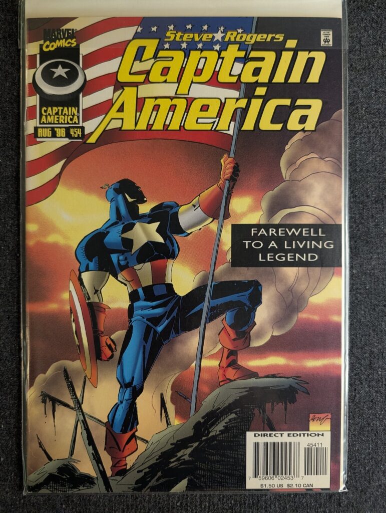 Captain America #454 front cover