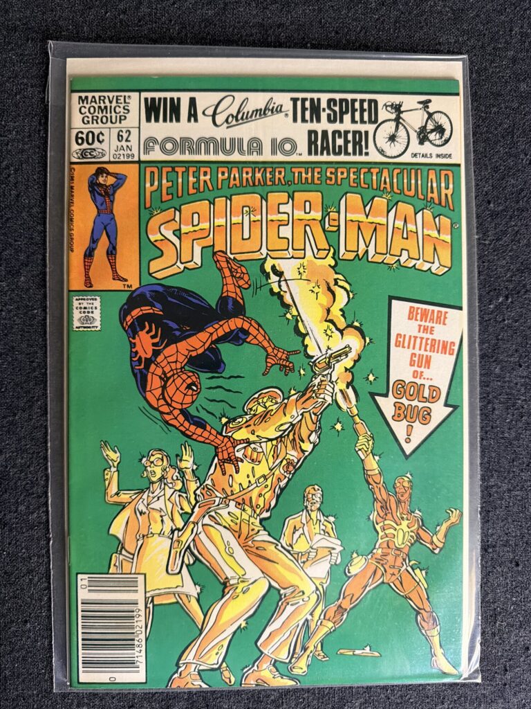 The Spectacular Spider-Man #62 front cover