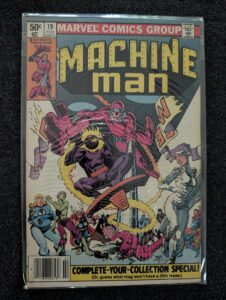 Machine Man #19 front cover
