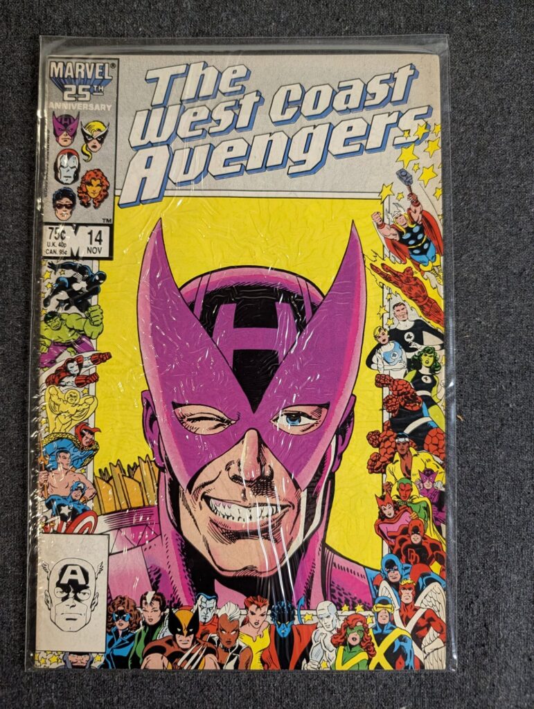 The West Coast Avengers #14 front cover